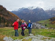 Passo della Manina e Monte Sasna da Lizzola (14-11-2014)